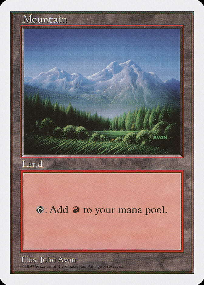 Mountain 443 - Fifth Edition MTG card