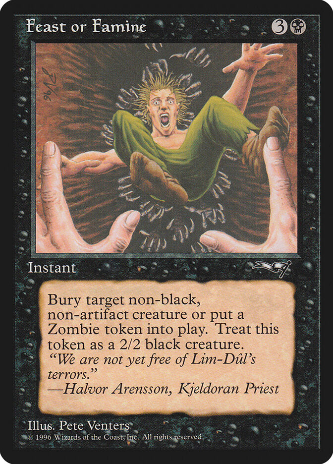 Feast or Famine 49a - Alliances MTG card