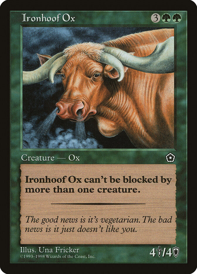 Ironhoof Ox 130 - Portal Second Age MTG card