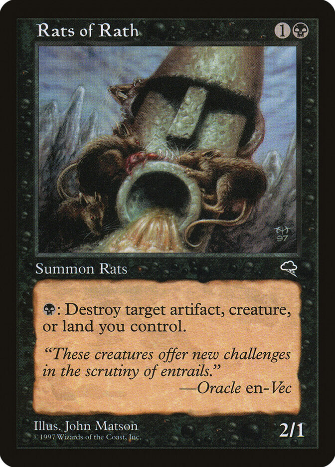 Rats of Rath 150 - Tempest MTG card