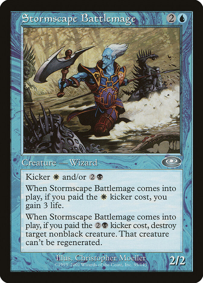 Stormscape Battlemage 35 - Planeshift MTG card
