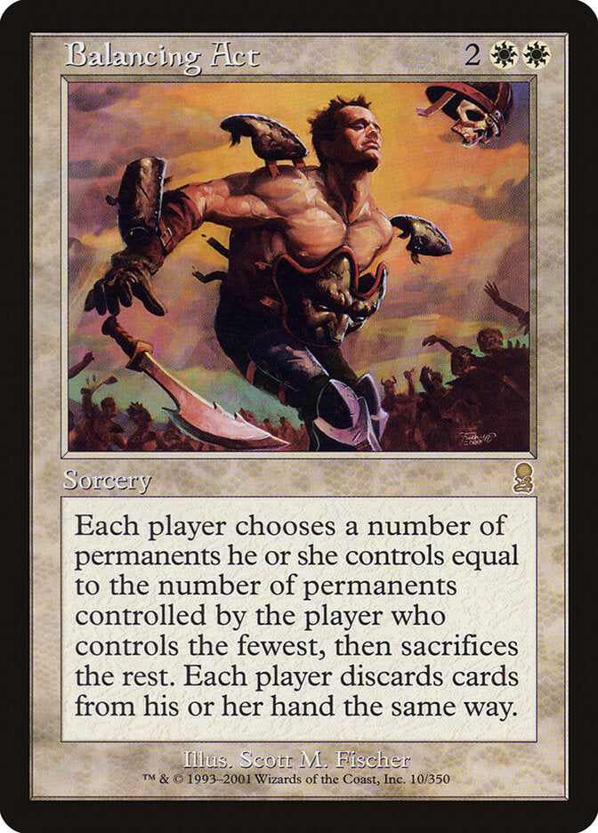 Balancing Act 10 - Odyssey MTG card