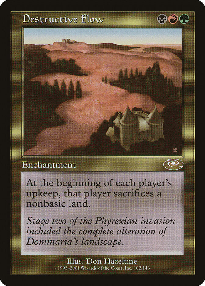 Destructive Flow 102 - Planeshift MTG card