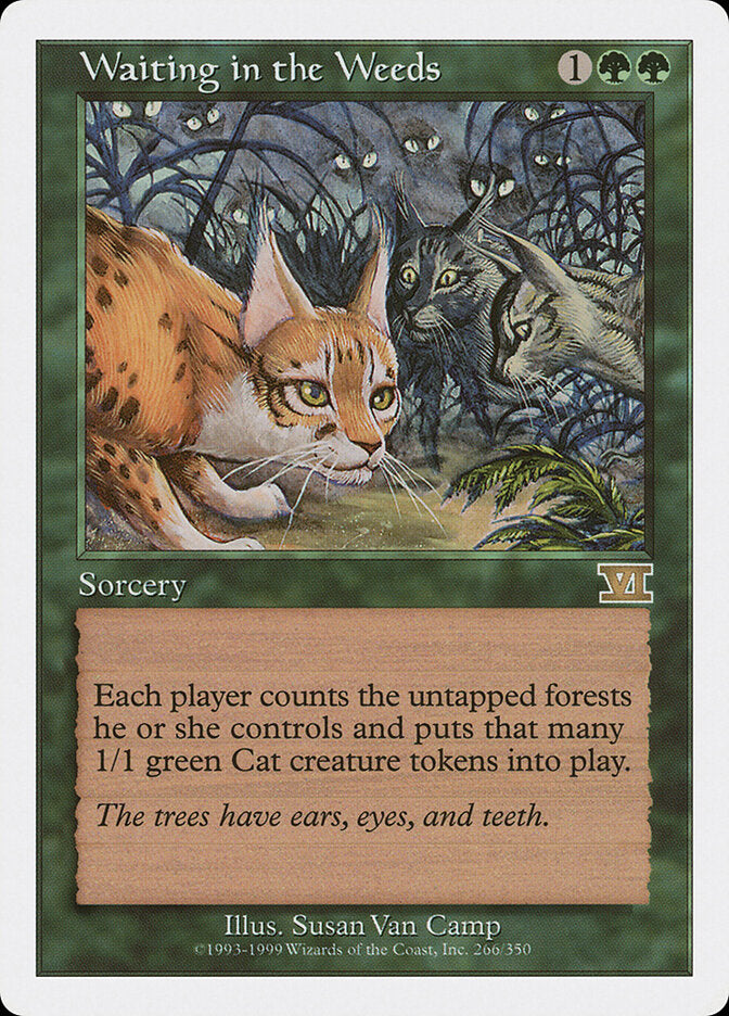 Waiting in the Weeds 266 - Classic Sixth Edition MTG card