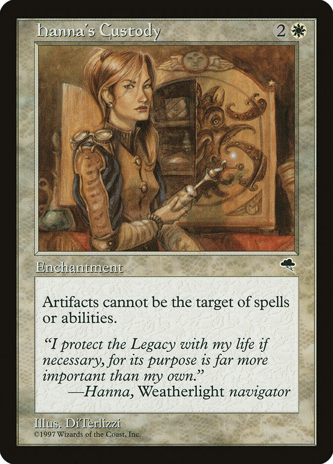 Hanna's Custody 22 - Tempest MTG card