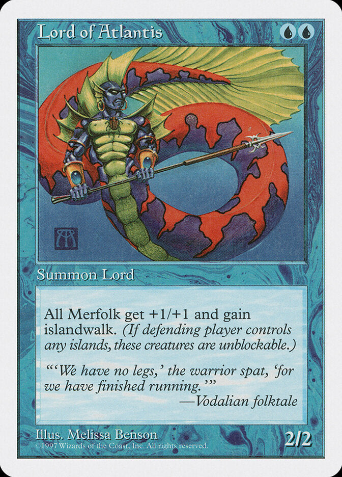 Lord of Atlantis 100 - Fifth Edition MTG card