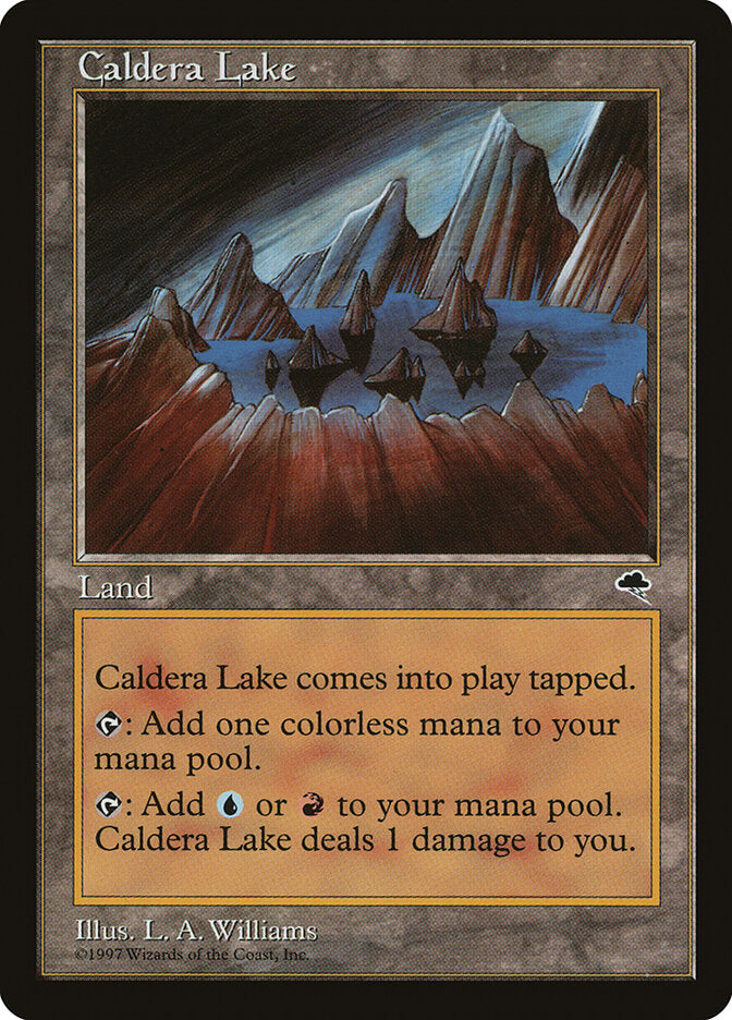 Caldera Lake 316 - Tempest MTG card