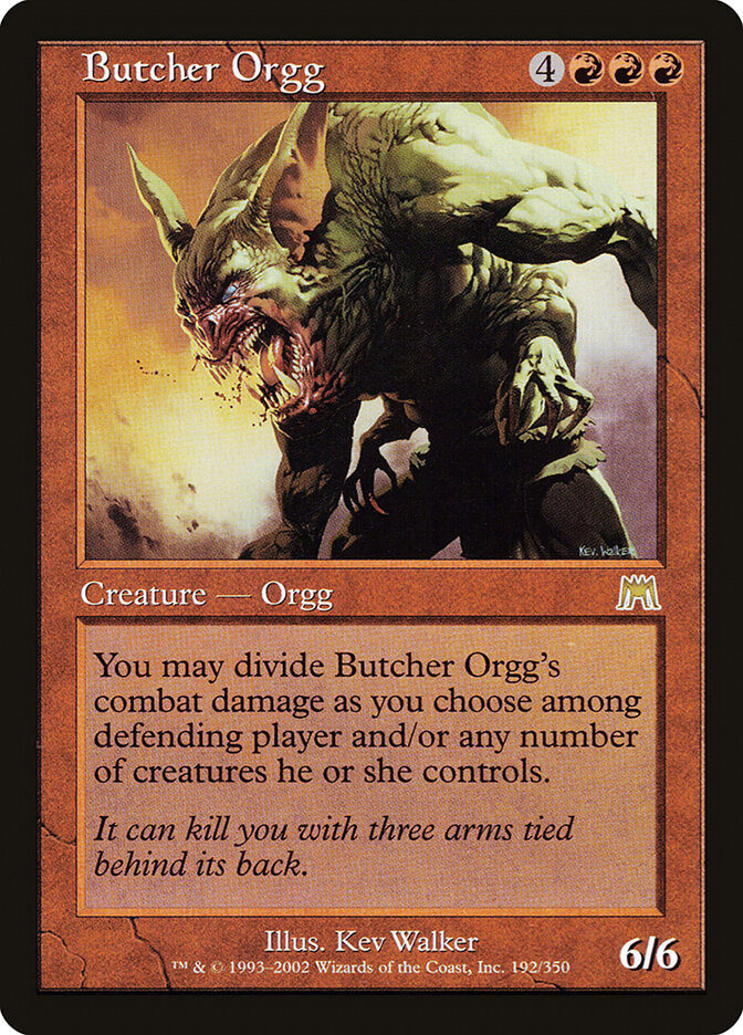Butcher Orgg 192 - Onslaught MTG card