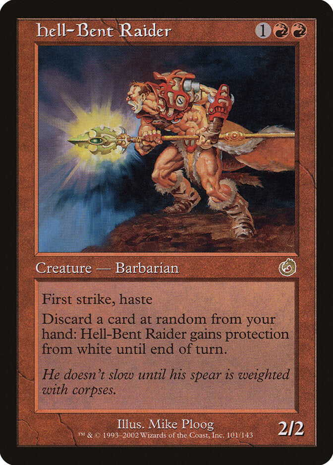 Hell-Bent Raider 101 - Torment MTG card