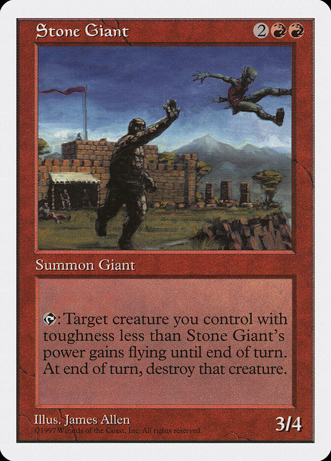 Stone Giant 269 - Fifth Edition MTG card