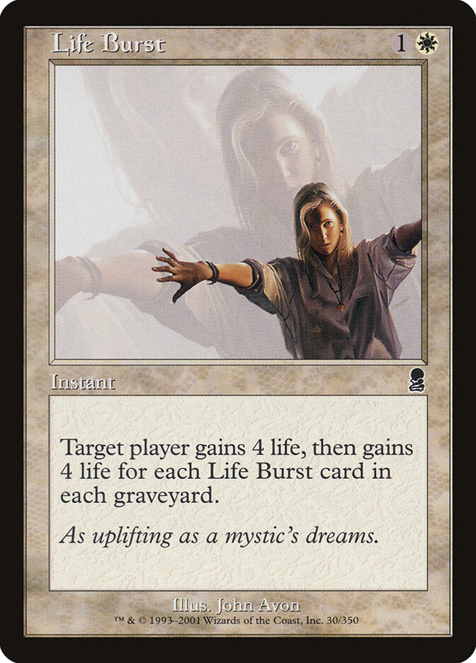 Life Burst 30 - Odyssey MTG card
