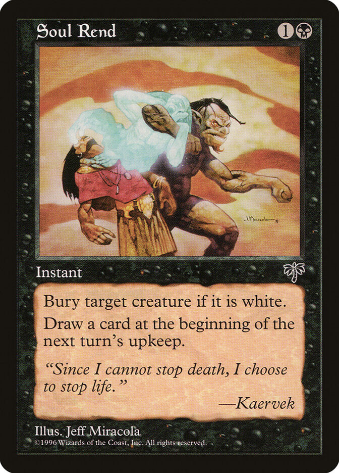 Soul Rend 144 - Mirage MTG card