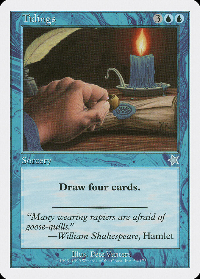 Tidings 54 - Starter 1999 MTG card