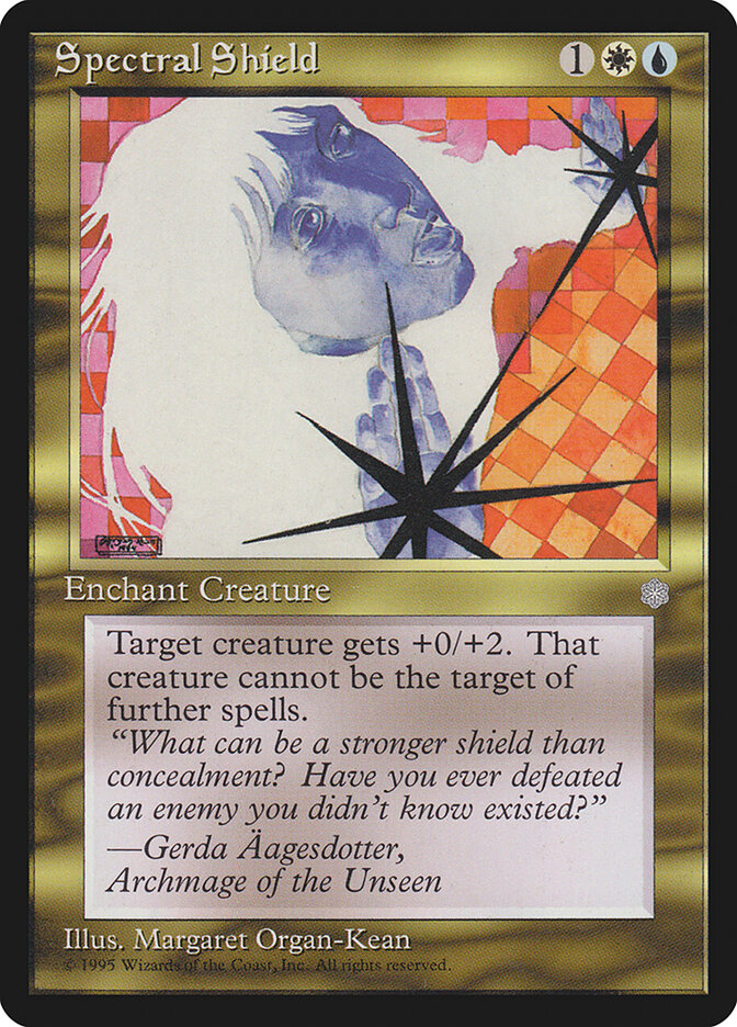Spectral Shield 302 - Ice Age MTG card