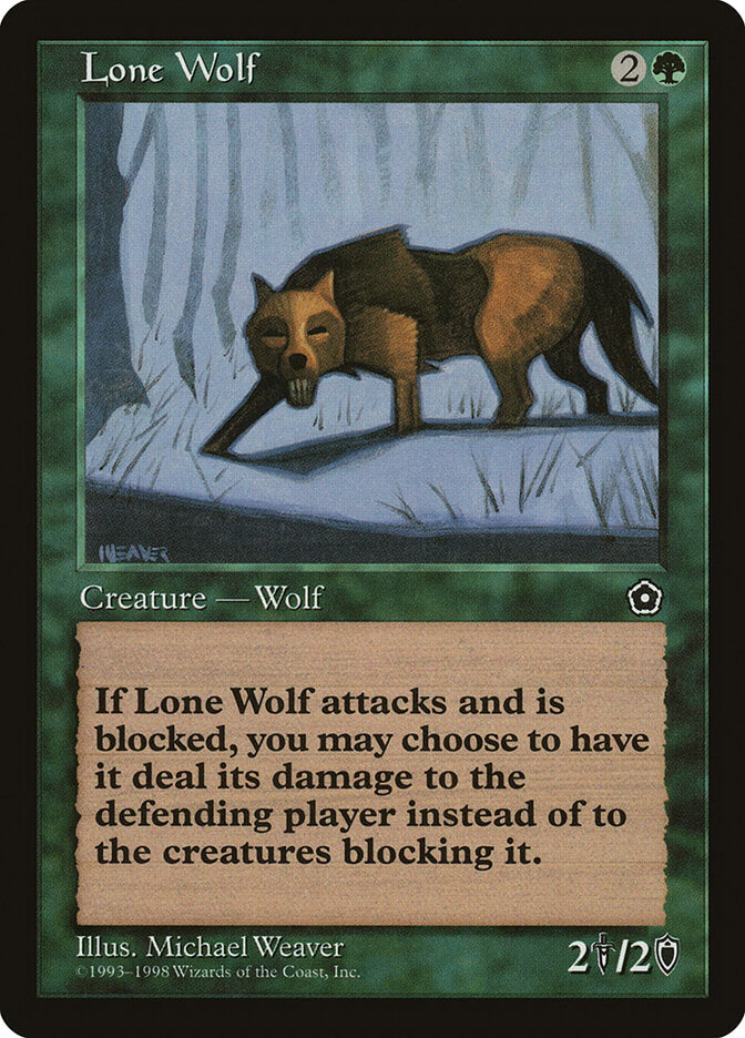Lone Wolf 131 - Portal Second Age MTG card