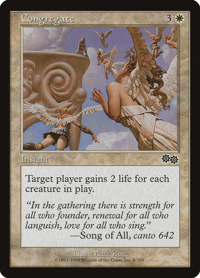 Congregate 8 - Urza's Saga MTG card