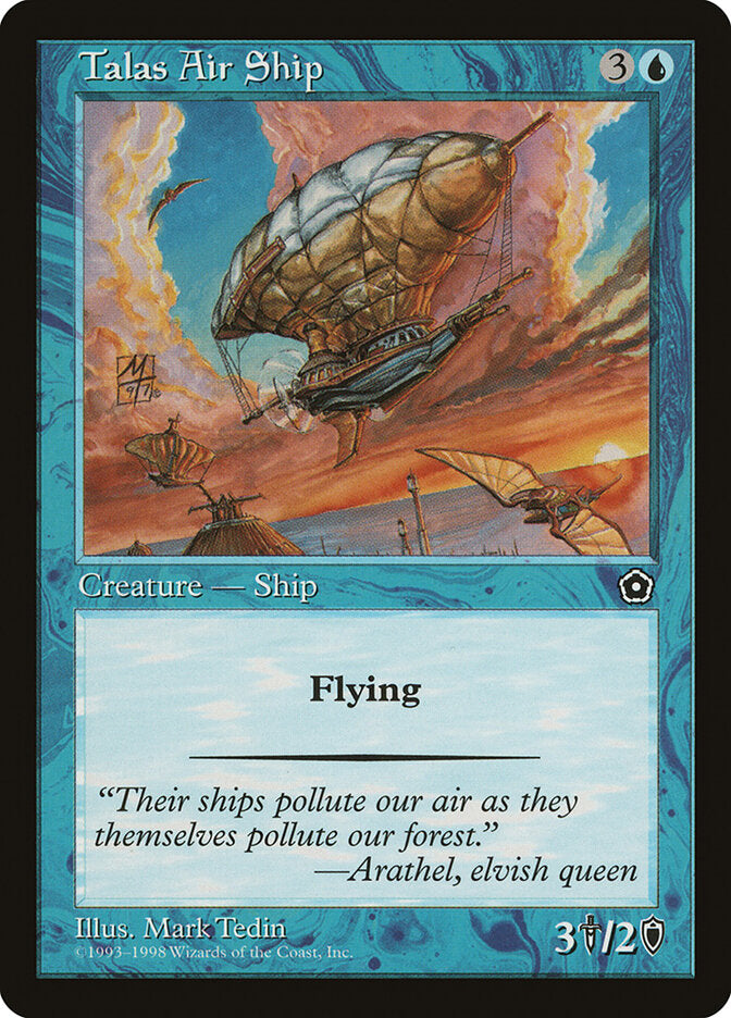 Talas Air Ship 48 - Portal Second Age MTG card
