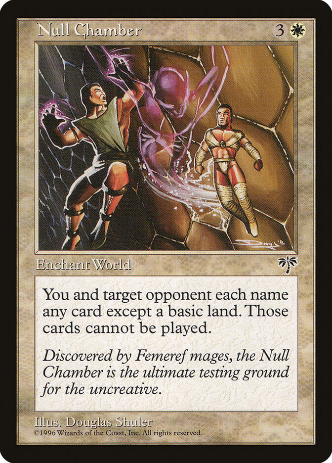 Null Chamber 31 - Mirage MTG card