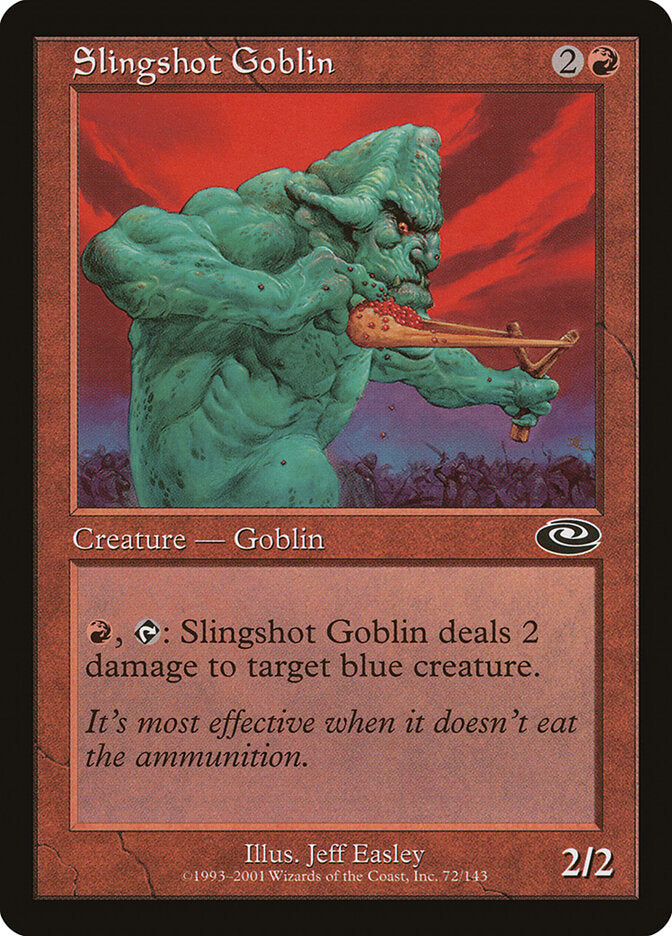 Slingshot Goblin 72 - Planeshift MTG card