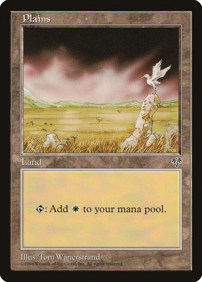 Plains 334 - Mirage MTG card