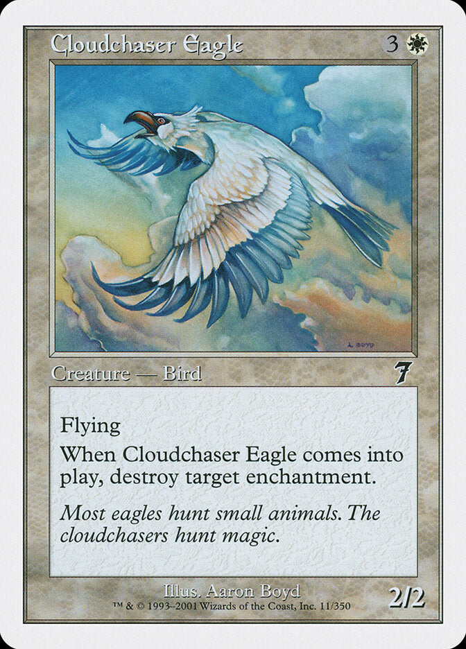 Cloudchaser Eagle 11 - Seventh Edition MTG card