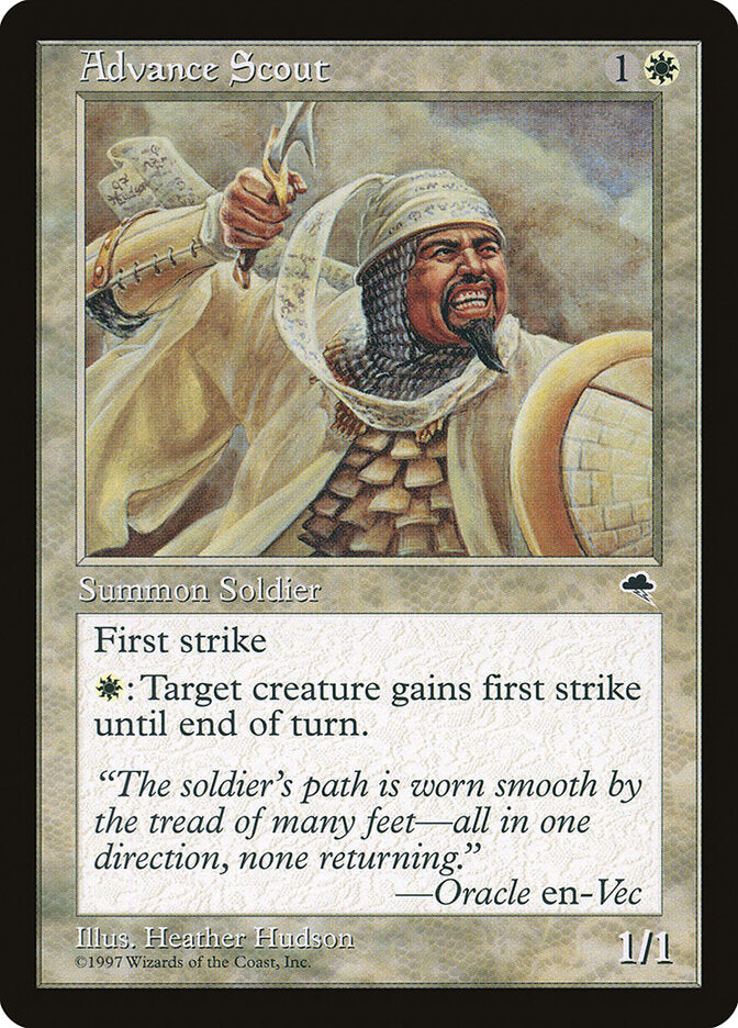 Advance Scout 1 - Tempest MTG card