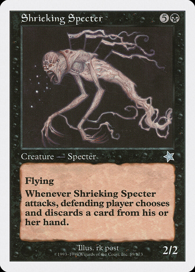 Shrieking Specter 89 - Starter 1999 MTG card