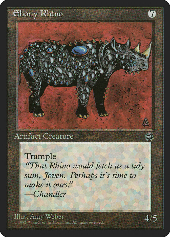 Ebony Rhino 106 - Homelands MTG card
