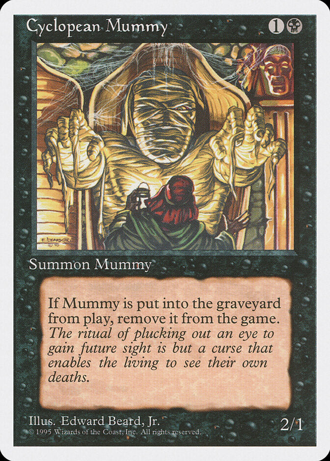 Cyclopean Mummy 128 - Fourth Edition MTG card