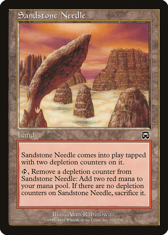Sandstone Needle 326 - Mercadian Masques MTG card