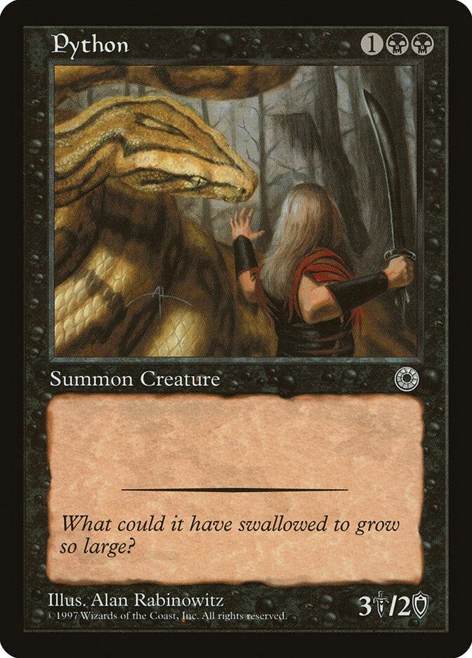 Python 105 - Portal MTG card