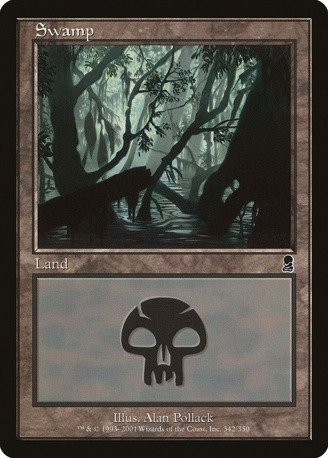 Swamp 342 - Odyssey MTG card