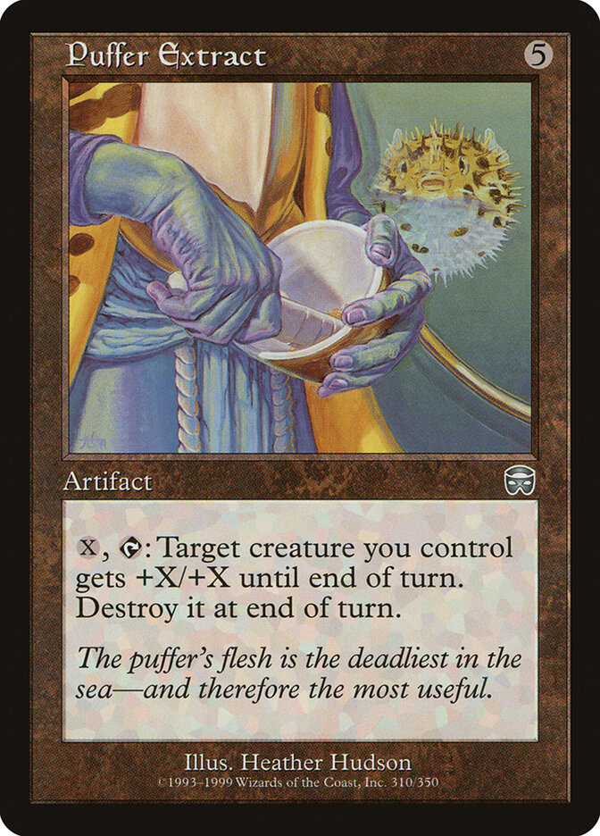 Puffer Extract 310 - Mercadian Masques MTG card
