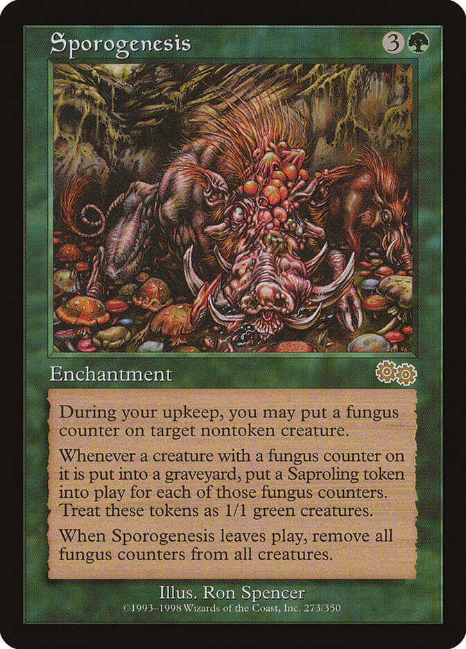 Sporogenesis 273 - Urza's Saga MTG card