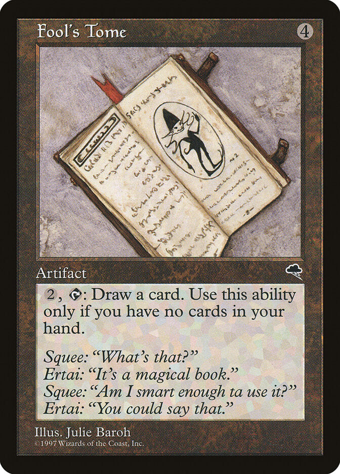 Fool's Tome 289 - Tempest MTG card