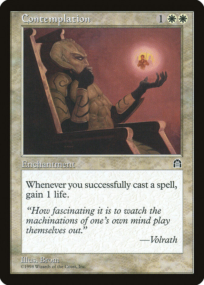Contemplation 4 - Stronghold MTG card