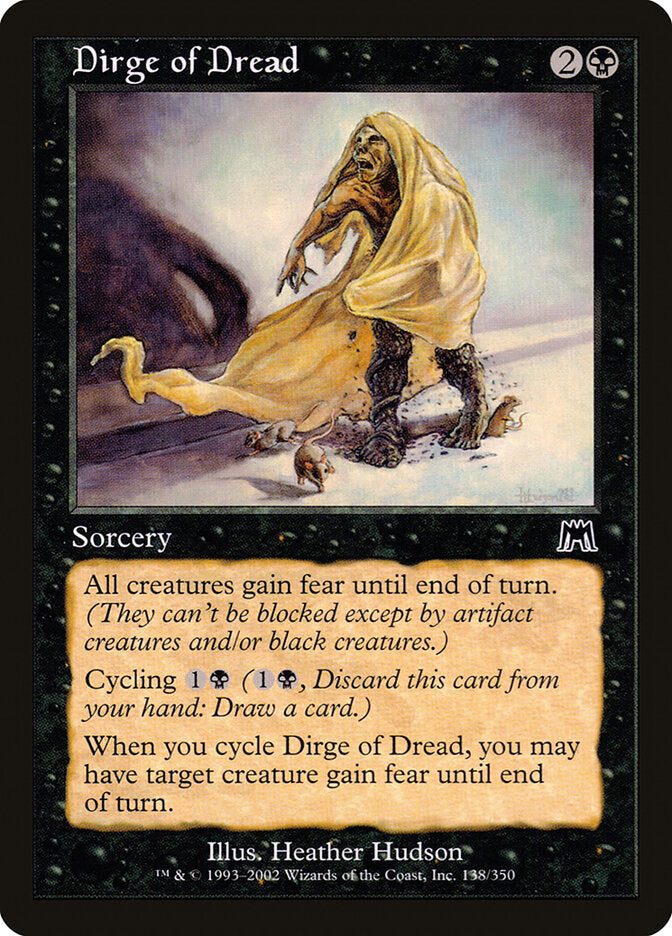 Dirge of Dread 138 - Onslaught MTG card