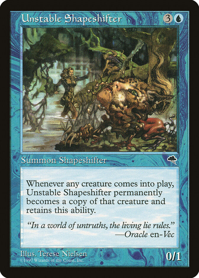 Unstable Shapeshifter 100 - Tempest MTG card