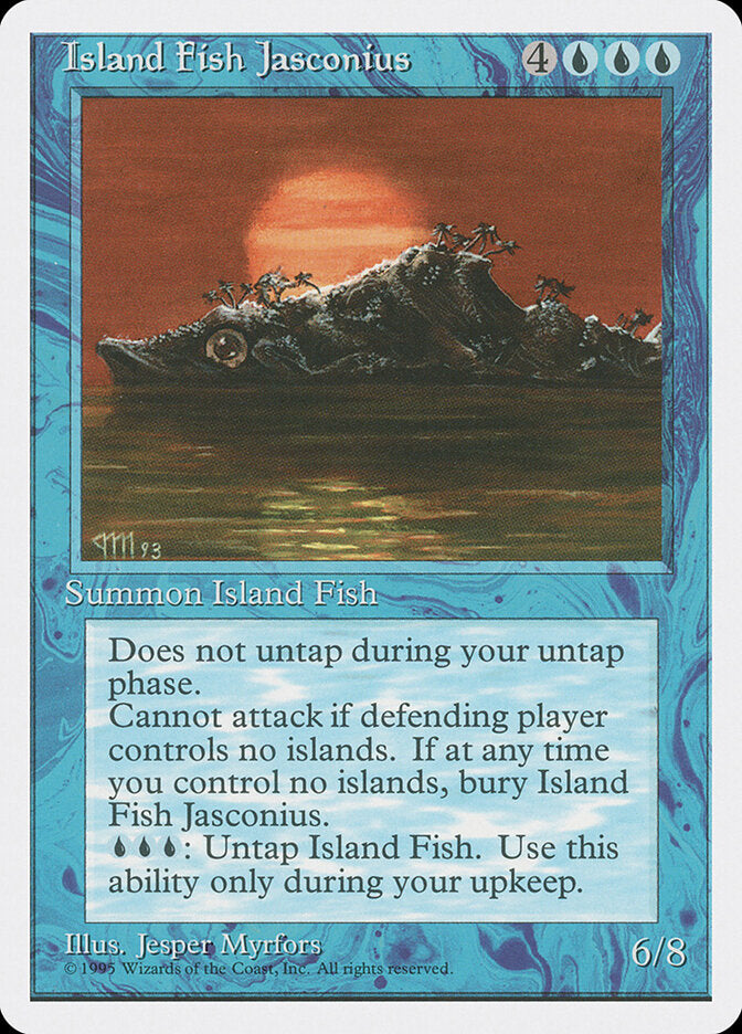 Island Fish Jasconius 78 - Fourth Edition MTG card