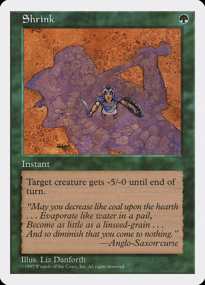 Shrink 326 - Fifth Edition MTG card