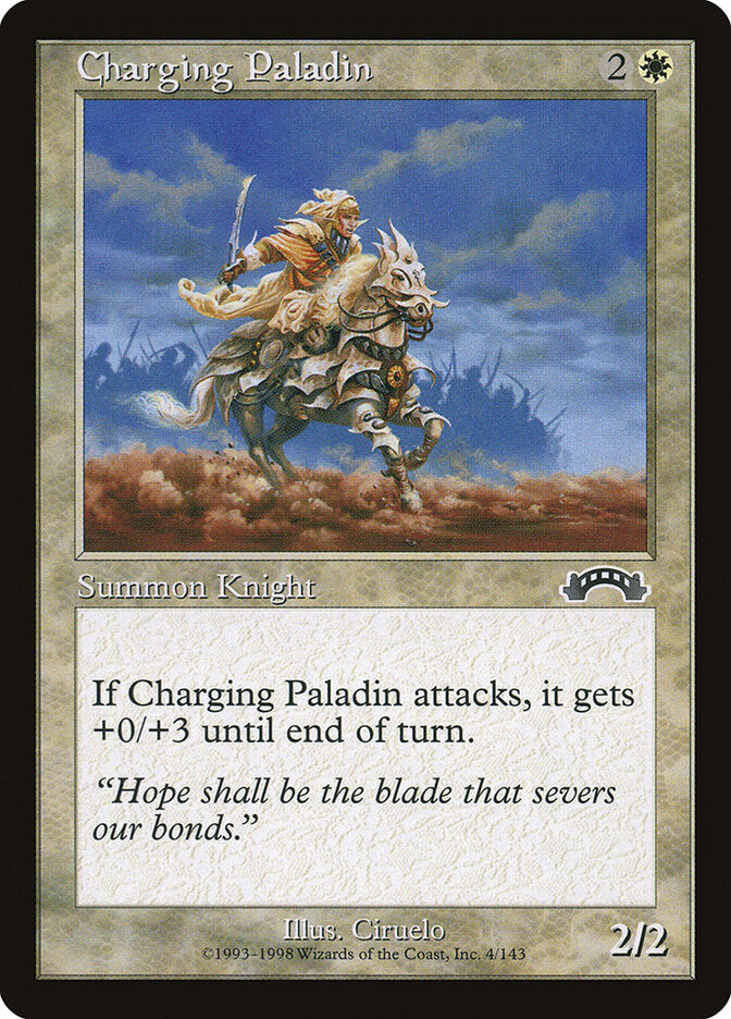 Charging Paladin 4 - Exodus MTG card