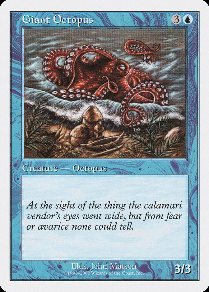 Giant Octopus 14 - Starter 2000 MTG card