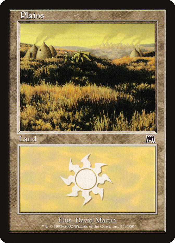 Plains 333 - Onslaught MTG card