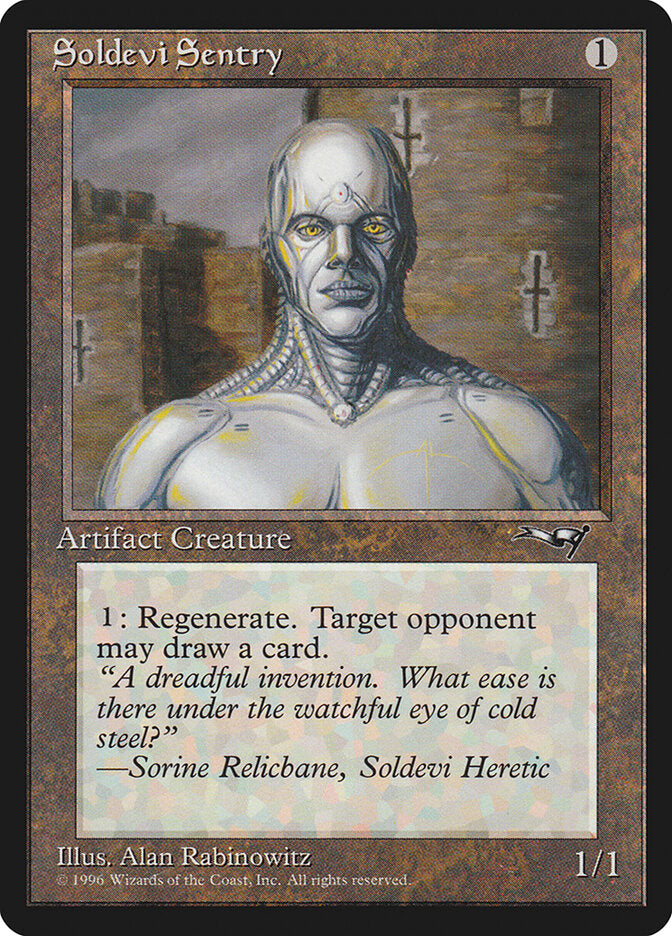 Soldevi Sentry 132a - Alliances MTG card
