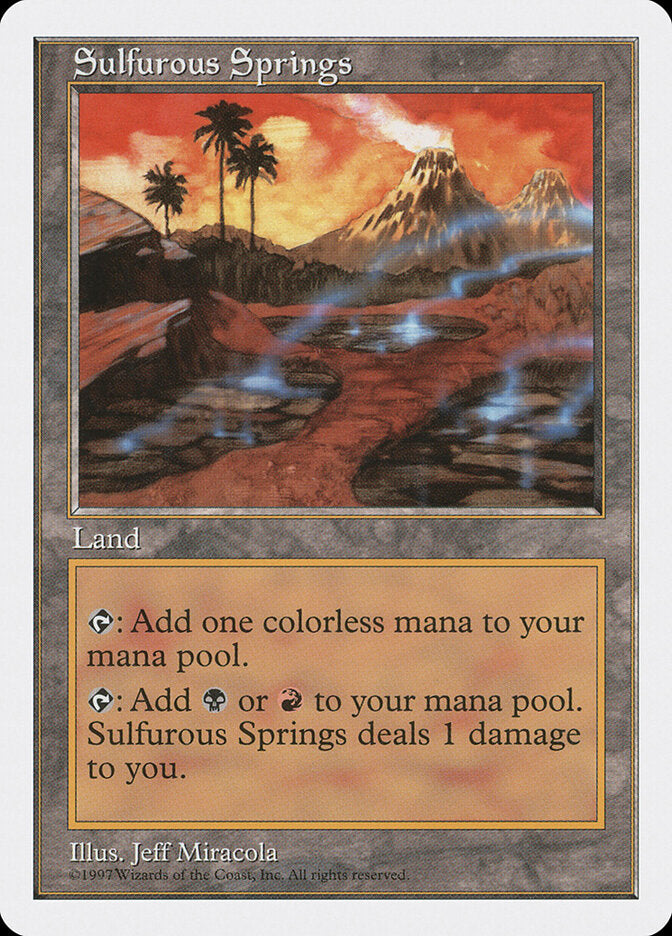 Sulfurous Springs 424 - Fifth Edition MTG card