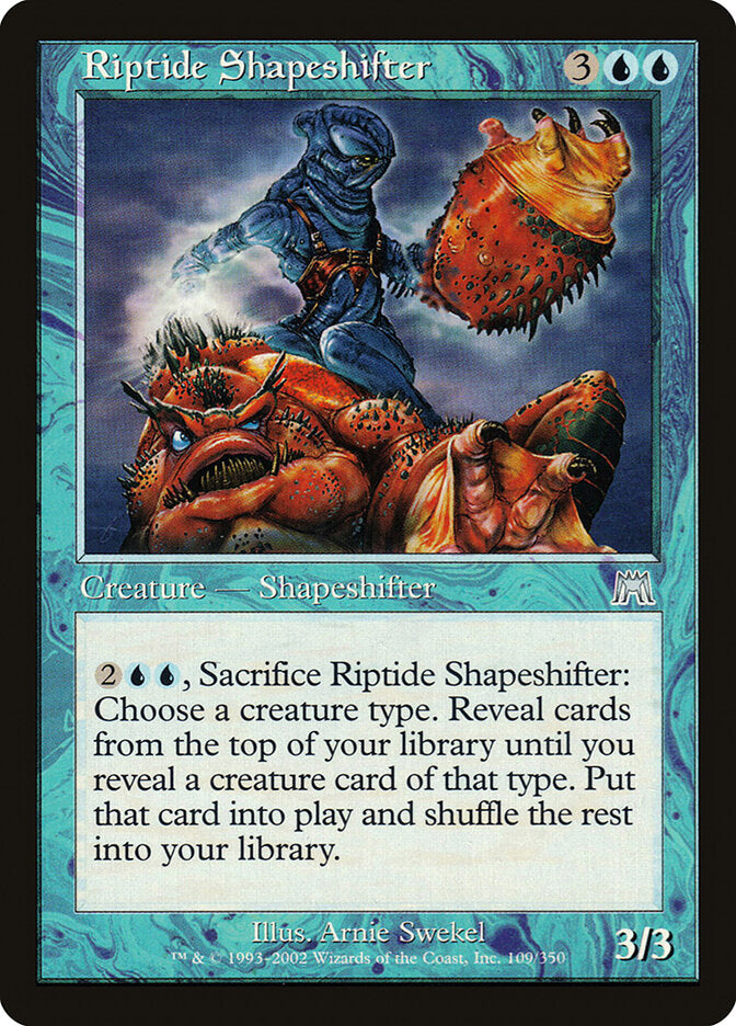 Riptide Shapeshifter 109 - Onslaught MTG card