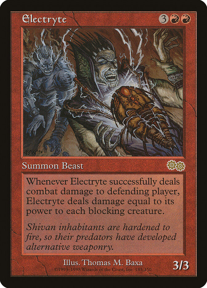 Electryte 183 - Urza's Saga MTG card