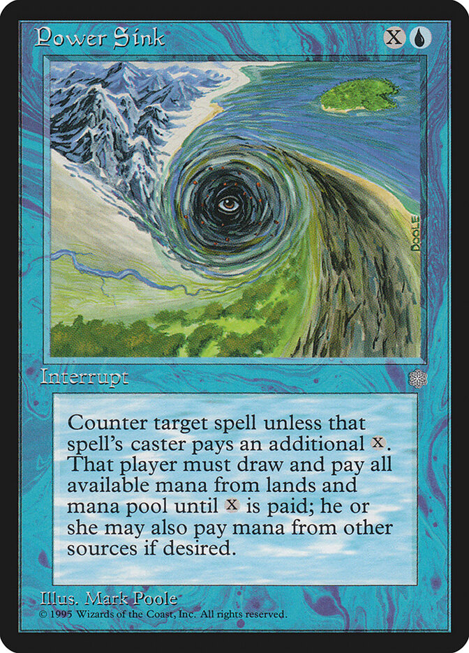 Power Sink 91 - Ice Age MTG card