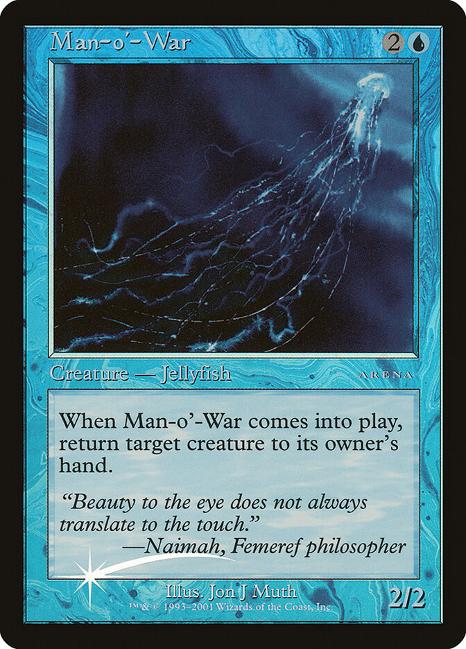 Man-o'-War 2 - Arena League 2002 MTG card