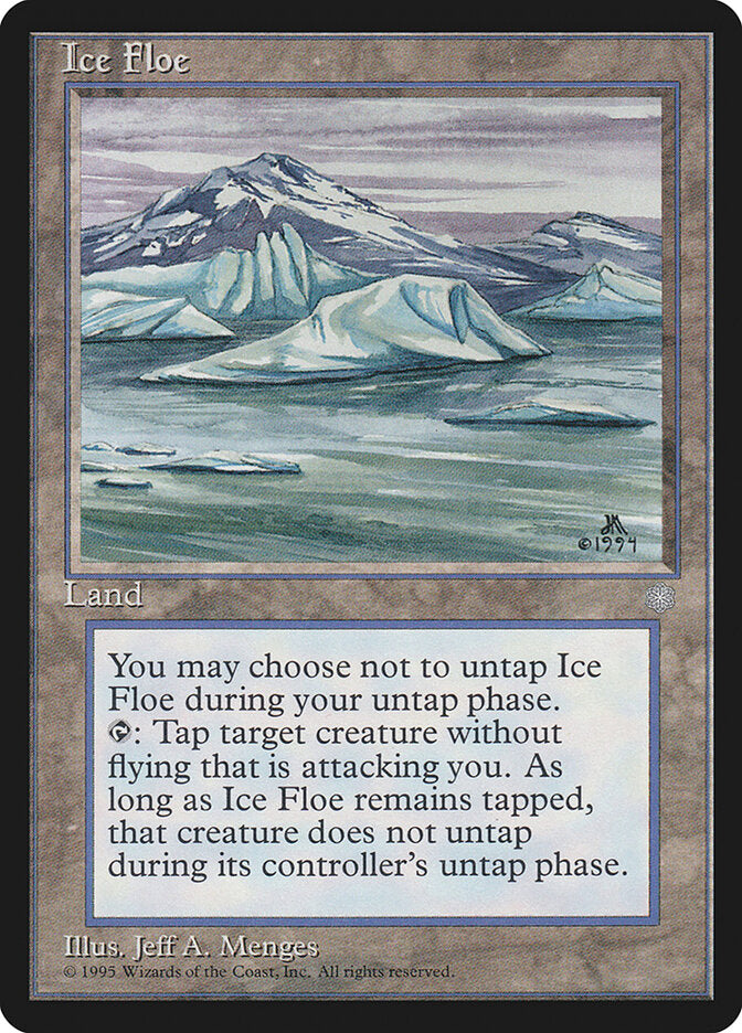 Ice Floe 355 - Ice Age MTG card